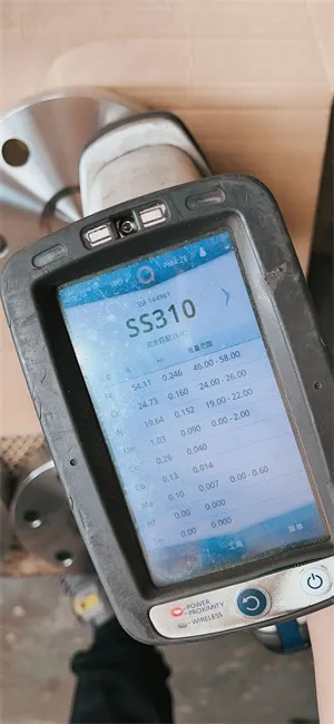 310S flanges used in thermal processes where temperatures are unusually high