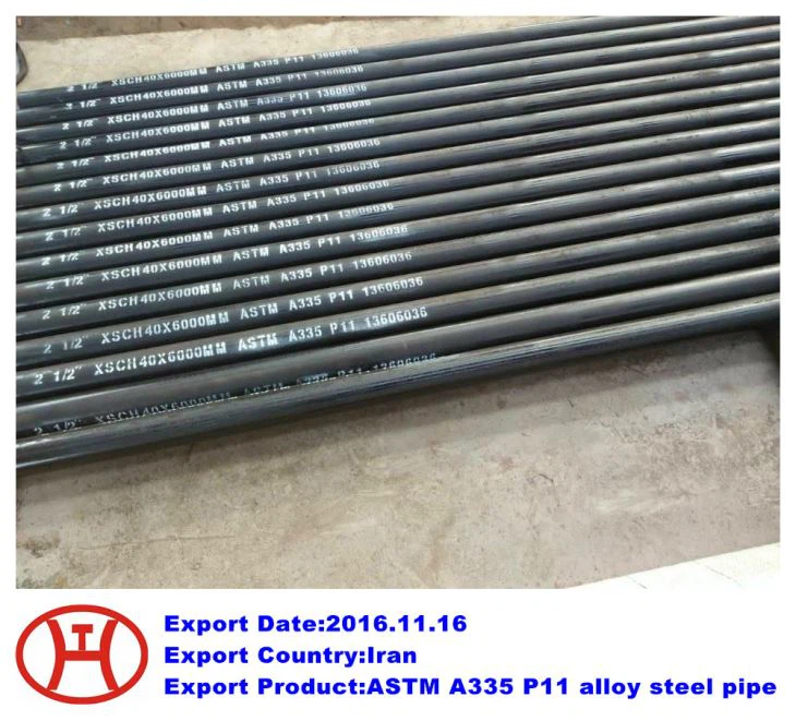 ASTM A 335  P 11  Tubo de acero