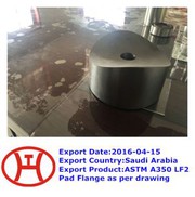 Brida de almohadilla ASTM A350 LF2 según el dibujo