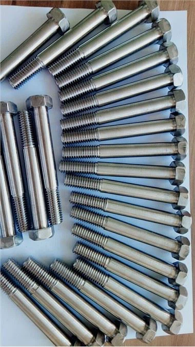 Pernos hexagonales de acero inoxidable 316Ti