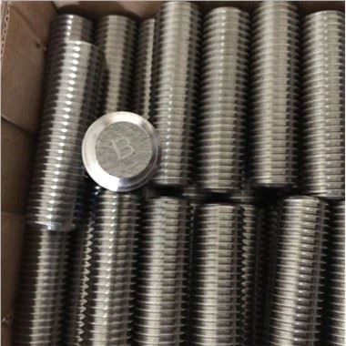 Sujetadores de pernos prisioneros de aleación de níquel 825